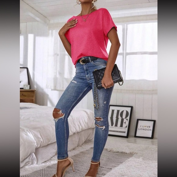 Boho casual batwing sleeve top - Picture 8 of 16